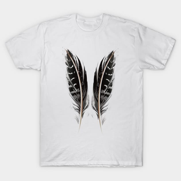 Feather T-Shirt by maxha